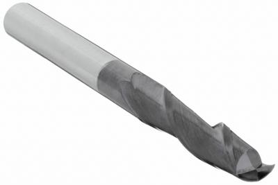 APPROVED VENDOR Square End Mill: Carbide, AlTiN Coated, 2 Flute, 3/8" Mill Dia, 1-1/8" LOC - General Purpose Carbide Square End Mills