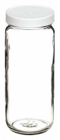APPROVED VENDOR Sampling Bottle: 250 mL, 58-400 mm, Colorless, Semi-Volatile Organics, 12 Bottles (MPN 370608). Key specifications — Brand: APPROVED VENDOR; Graduated: No; Pre-Cleaned: Semi-Volatile Organics; Body Color: Colorless; Screw Closure Size: 58-400 mm.