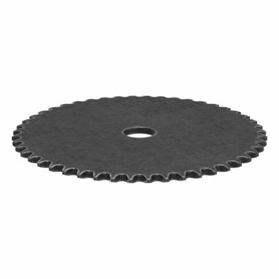 TRITAN Roller Chain Sprocket: No Hub, For Single Strands, 25, 48 Teeth, 3.822 in Pitch Dia - Size 25 Plain-Bore Roller Chain Sprockets