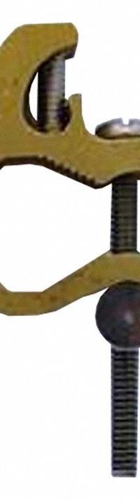 Single Bolt Grounding Clamp: Bronze, 2 to 10 AWG Grounding Wire Size, 10 AWG to 2 AWG (MPN SDB-1301B). Key specifications — Brand: BRIDGEPORT FITTINGS; Description/Special Features: Single Bolt Grounding Clamp; For Use With: EMT and Rigid Conduit Raceways; Grounding Wire Size: 2 to 10 AWG; Material: Bronze; Grounding Wires Connected To: Steel and Copper Water Pipes; Manufacturer Part Number: SDB-1301B.