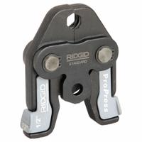 RIDGID Press Tool Jaw: 1/2 in Pipe, Copper, For Viega ProPress, Std Tool Types (MPN 76652). Key specifications — attr518773: Jaws; attr518762: Copper; attr518771: Copper; attr518761: Viega ProPress; attr518760: RIDGID.