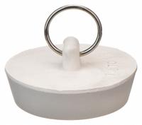 APPROVED VENDOR Drain Stopper: 1 3/4 in Overall Dia, Rubber, White, Push and Pull, 5 PK (MPN 1PPH5). Key specifications — Material: Rubber; Color: White; Brand: APPROVED VENDOR; Application: Sink.