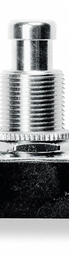 CARLING TECHNOLOGIES Miniature Pushbutton Switch: Non-Illuminated, Extended Profile, Metallic, 12 mm (MPN 172). Key specifications — Brand: CARLING TECHNOLOGIES; Action: Momentary; Series: 172; Push Button Material Type: Metallic.