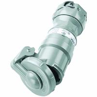 HUBBELL Pin and Sleeve Connector: Gray, 250V DC/600V AC, Three Phase, 30 A, 3 Pole, 3 Wire (MPN VPR3355). Key specifications — Brand: HUBBELL.