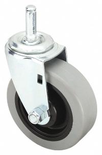 APPROVED VENDOR Stem Caster: Swivel, No Brake, 4 in Wheel Dia., 1 1/4 in Wheel Wd, Polyurethane, Std (MPN 32J848). Key specifications — attr1111099: APPROVED VENDOR; attr1111095: Gray; attr1176855: Swivel.