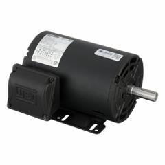WEG General Purpose Motor: Rigid Base Mount, Open Drip Proof, 2 hp, 1,740 RPM, 143-5T Frame Size (MPN 00218OT3E145T-SG). Key specifications — Brand: WEG; Nameplate Voltage @ 60 Hz: 220V AC; Full Load Current @ 60 Hz: 2.7 A; Nameplate RPM @ 60 Hz: 1,740 RPM; Motor Enclosure: ODP.