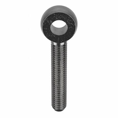 APPROVED VENDOR Fixed Rod End: Steel, Black Oxide, Right Hand, M8-1.25 Thread Size - Steel Male Threaded Fixed Rod Ends