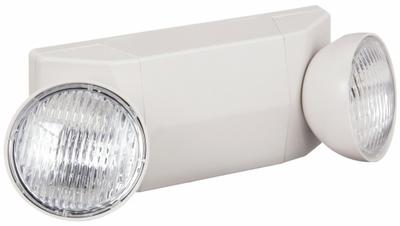 APPROVED VENDOR Emergency Light: Incandescent, Damp Location Rated, 5.4 W Lamp Watt, 120/277V AC - Plastic Emergency Lights