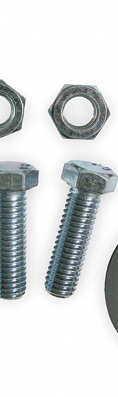 BELL & GOSSETT Flange Hardware Kits: P65031, Steel. Key specifications — Includes: (4) Nuts; Manufacturer Part Number: P65031; Flange Bolt Material: Steel; Compatible with Manufacturer Model Number: 610S; Gasket Material: Rubber.