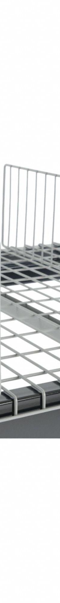 NASHVILLE WIRE Pallet Rack Divider: 34 in x 10 in, Steel, Galvanized, Gray (MPN 3410KP). Key specifications — Color: Gray; Finish: Galvanized; Brand: NASHVILLE WIRE; Material: Steel; Compatible Brand and Series: D3646AA3B1P.