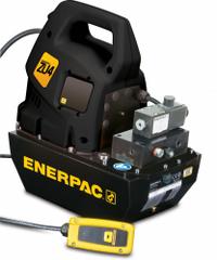 ENERPAC Hydraulic Pump: 10,000 psi Max. Op Pressure, 60 cu in/min Max. Flow Rate, 1 7/10 hp Max. HP (MPN ZU4208SB). Key specifications — attr941810: ZU4208SB; attr941817: 3-Way; attr941814: Hold.