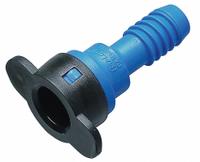 HYDRORAIN Adapter: 1/2" BLR x 3/4", ABS Plastic, 80 psi Max Working Pressure, 2.25 in Wd, 0.38 in Ht (MPN 37900). Key specifications — Connection: 1/2" BLR x 3/4"; Material: ABS Plastic; Product Type: Swing Pipe Adapter.