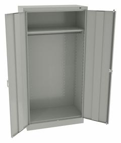 TENNSCO Storage Cabinet: 36 in x 18 in x 72 in, 1 Adj Shelf, Swing Handle & Keyed, Frame, Light Gray (MPN 7114DHLG). Key specifications — attr66548: TENNSCO; attr88067: Frame; attr88068: Light Gray; attr88069: Assembled.
