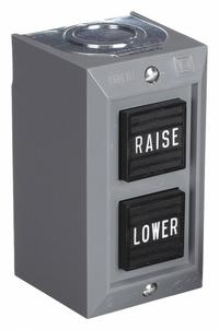 SQUARE D Control Station: (2) Push Buttons, 0 Pilot Lights, 2NO, Raise/Lower, (2) Momentary (MPN 9001BG209). Key specifications — attr1022946: Raise/Lower; attr1022956: (2) Black; attr211290: SQUARE D; attr1042017: Indoor Use Only; attr1089900: (2) Push Buttons.