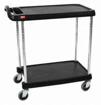 Laboratory Utility Cart: 31 1/2 in Overall Lg, 18 3/8 in Overall Wd, 35 1/2 in Overall Ht, Polymer (MPN GRMY1627-24BL). Key specifications — Brand: INSTOCK; Product Type: Lab Cart; Includes: (2) Shelves; Cart Material: Polymer.