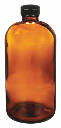 KIMBLE Storage Bottle: 250 mL, Amber, 24-400 mm, Phenolic, 12, PolyCone, Type III (MPN 5120824V-25). Key specifications — attr1370730: Amber; attr1370762: None; attr1370763: Soda Lime Glass; attr1370766: KIMBLE; attr1370767: 24-400 mm; attr1370776: No; attr1370779: Type III; attr1389381: Attached.