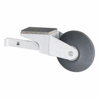 DYNABRADE Contact Arm: 31/32 in Belt Wd, 18 in Belt Lg, Dynafile III Series, 1 in Wheel Dia, Rubber (MPN 15357). Key specifications — attr1320326: 15300; attr1320321: V-Shaped; attr1320325: 15357; attr1320329: DYNABRADE; attr1320328: Yes.