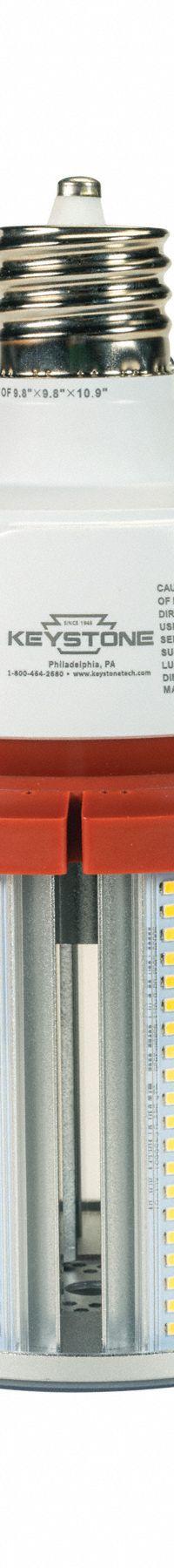 HID Replacement LED Bulb: Corncob, Mogul Screw (EX39), 54 W_63 W_80 W Watt, 3000K/4000K/5000K, LED (MPN KT-LED80PSHID-EX39-8CSB-D). Key specifications — Color Temperature: 5000K; Brand: KEYSTONE TECHNOLOGIES; Shatter-Resistant: No.