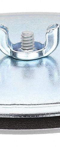 WIEGMANN Hole Seal: Steel, 3 1/2 in Conduit Hole Size, For 3.5 in Hole Dia - Max, Carbon Steel, Gray (MPN WAS350). Key specifications — Color: Gray; Brand: WIEGMANN; Finish: Painted; For Hole Type: Push Buttons; Includes: Quick Wing Nut; Material: Carbon Steel; NEMA Enclosure Rating: 1.
