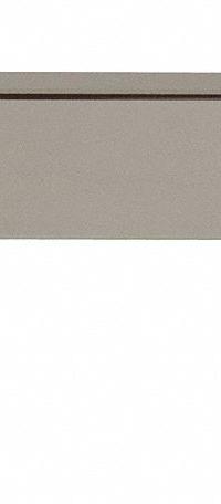 ECONOCO Rectangular Tubing Bracket: Single, 1 in Slot Spacing, 1/2 in Slot Lg, 1/8 in x 14 in x 3 in (MPN CR14). Key specifications — Product Type: Rectangular Tubing Bracket; Color: Silver; For Display Type: Single Slotted Standards; Material: Steel; Duty Rating: Heavy Duty; Brand: ECONOCO; Finish: Chrome; Mounting Type: Hanging.
