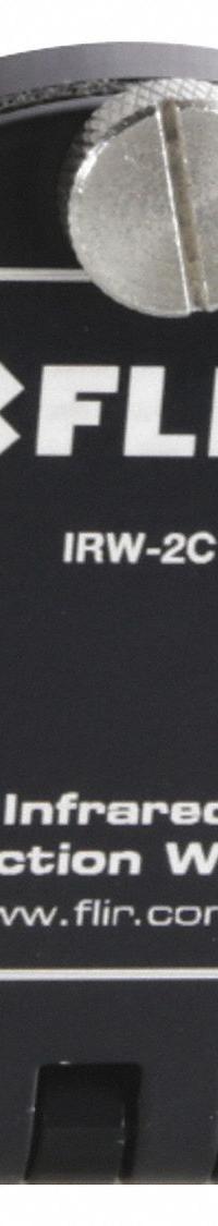 FLIR 2" Round Infrared Window: Viewing Panes, 2,474°F Optic Max Temp, -40°F Min Op Temp °F, Aluminum (MPN IRW-2C). Key specifications — Brand: FLIR.