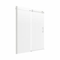 FOREMOST Shower Door: 58 7/8 in Min. Door Wd, 60 in Max. Door Wd, 74 in Overall Ht, Frameless (MPN LGRLSC6074-CL-BN). Key specifications — Brand: FOREMOST; Door Frame Finish: Brushed Nickel.