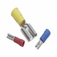 BURNDY Wire Disconnect: Female Socket, Blue, Nylon, Partial Coverage, 16 AWG – 14 AWG Wire Size (MPN QN14F11X02D). Key specifications — attr1307035: BURNDY; attr1307036: QN14F11X02D.