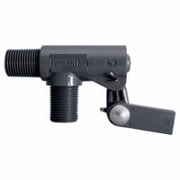 KERICK Float Valve: For Water Media, Angle Valve Body, Float Valve Body, Horizontal Piping, PVC, NPT (MPN PS3838312). Key specifications — Mounting: Horizontal Piping; Standards: Standard 169; Arm Adjustability: Adjustable; Connection Gender - Side 1: Male; Connection Gender - Side 2: Male; Brand: KERICK; Connection Type - Side 1: NPT; Connection Type - Side 2: NPT.