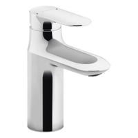 KOHLER Straight Spout Bathroom Faucet: Kumin®, Brass, Chrome Finish, 1.2 gpm Flow Rate, Single-Post (MPN K-98827-4-CP). Key specifications — Includes: Metal Pop-Up Drain With 1-1/4" Metal Tailpiece; Brand: KOHLER; Series: Kumin®.