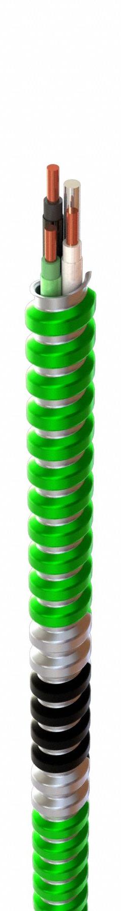 AFC CABLE Metallic Clad Building Cable: 12 AWG, 2 Conductors, Copper, 250 ft, Aluminum, Low-Profile (MPN A058-42-00). Key specifications — Brand: AFC CABLE.