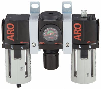 ARO Filter/Regulator/Lubricator: 3/4 in NPT, 171 cfm, 150 psi Max Op Pressure - ARO Filter, Regulator & Lubricators (FRLs)