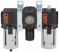 ARO Filter/Regulator/Lubricator: 3/4 in NPT, 171 cfm, 150 psi Max Op Pressure, 5 micron, 2000 Series (MPN C38351-800). Key specifications — attr109588: 2000; attr109524: ARO.