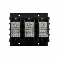 BUSSMANN Power Distribution Block: Open, Lug, Lug, 6 AWG – 350 kcmil For Line Side Wire Sizes (MPN PDB370-3). Key specifications — attr1361688: Surface; attr1308686: BUSSMANN; attr1361672: Aluminum.