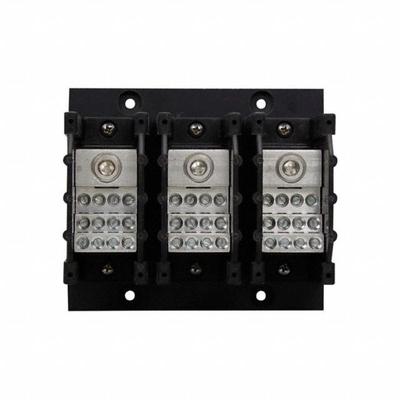 BUSSMANN Power Distribution Block: Open, Lug, Lug - Open Blocks with Lugs