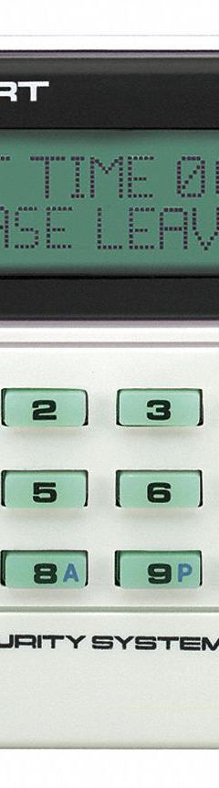 NAPCO Intrusion System Keypads: 4 3/8 in Overall Ht, 1 1/8 in Overall Lg, 5 7/8 in Overall Wd, LCD (MPN RP3000LCDe). Key specifications — Brand: NAPCO; Compatible Manufacturer Part Number: MA3000; Integral Zone Expander: No; Keypad Display Type: LCD; Product Type: Keypad.