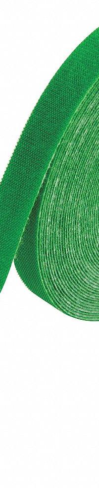 RIP-TIE Hook-and-Loop Cable Tie Roll: 75 ft Lg, 0.5 in Wd, 18 lb Tensile Strength, Green, Polyester (MPN G-05-075-GN). Key specifications — Color: Green; Material: Polyester; Brand: RIP-TIE.