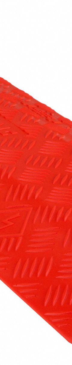 Cable Protector: 1 Channels, 1 in Max Cable Dia, 10 3/4 in Wd, 1 1/2 in Ht, 38 1/2 in Lg (MPN FL1X4-O). Key specifications — Brand: FASTLANE; Color: Orange; Connection Style: L-Shaped; Material: Polyurethane.