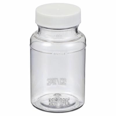 APPROVED VENDOR Sampling Bottle: Polystyrene, 120 mL, 4.05 fl oz, Closure Included - Polystyrene Wide Mouth Round Lab Bottles