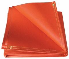 HI TEMP Welding Blanket: Silicone-Coated Fiberglass, 8 ft Wd, 10 ft Lg, Red, 32 oz/sq yd Material Wt (MPN R51-8X10-32-B). Key specifications — Manufacturer Part Number: R51-8X10-32-B; Brand: HI TEMP.