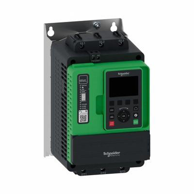 SCHNEIDER Soft Start: 208-690V AC, 47 A Output Current, With Bypass, IP20, 60/50 Hz - Schneider Altistart ATS 490