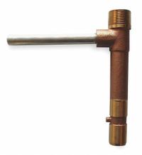 APPROVED VENDOR Quick Coupling Key: 125 psi Max Working Pressure, 3/4" MNPT, 6 in Ht, 1.1 in Wd (MPN 4NDP1). Key specifications — Brand: APPROVED VENDOR; Connection: 3/4" MNPT; Material: Brass; Product Type: Quick Coupling Key.