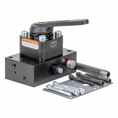 ENERPAC Control Valve: 4.5 gpm Max Flow Rate, Three Positions - Lever-Operated Directional Control Valves with Manifold