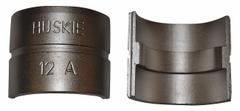 HUSKIE TOOLS Upper and Lower Crimping Die: 1/2 in Aluminum, Aluminum Duplex Oval Sleeves, 1 Sizes (MPN 12A). Key specifications — attr511073: Aluminum Duplex Oval Sleeves; attr511072: Wire Rope; attr473934: HUSKIE TOOLS; attr511069: Blue; attr542116: 1/2 in Aluminum; attr511066: 13D361.