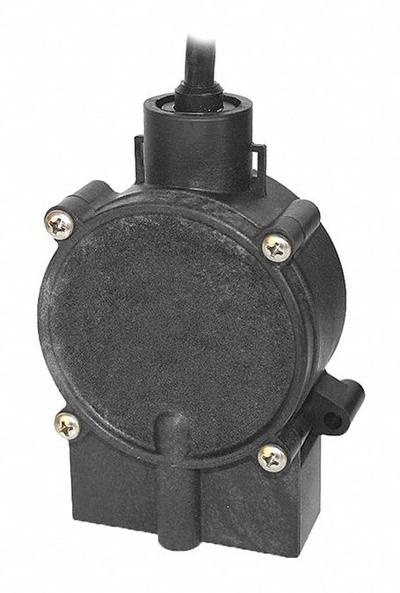 LITTLE GIANT Float Switch: Normally Open (Pump Down), 230V AC, 10 A, 2-Wire, Sensor - Diaphragm Switches