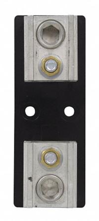 BUSSMANN Fuse Block: Open Block Design, 1 Pole, 600 V AC, Box Lug, Non-Indicating (MPN T60400-1C). Key specifications — Brand: BUSSMANN.