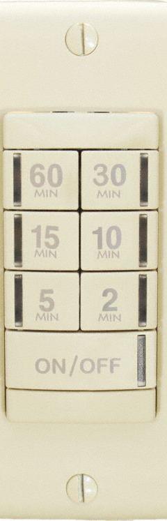 SENSOR SWITCH Wall Switch Timer: 1 hr Max, 2 min Min, SPST-NO, 120/277V AC, Wall Plate Included (MPN PTS 60 IV). Key specifications — Brand: SENSOR SWITCH; Includes Hold: No Hold Included.