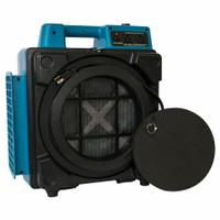 Negative Air Machine: ABS, Particulate Filtration, 550 cfm Airflow, 550 cfm Max Airflow, Front, Dust (MPN X-2480A-Blue). Key specifications — Brand: XPOWER; Includes Filter: Air Filter Included.
