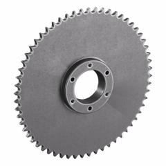 TSUBAKI Sprocket: For 40 Chain, 60 Teeth, 9.554 in Pitch Dia, 9.84 in Outside Dia, Steel (MPN 40SDS60). Key specifications — Brand: TSUBAKI; Required Bushing Series: SDS.