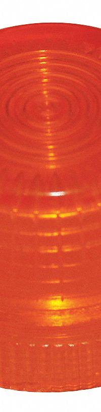EATON Pilot Light Lens: 30 mm Panel Mounting Hole Dia, Amber, Fresnel, Incandescent/LED, HT800 (MPN HT8LA). Key specifications — Brand: EATON; Compatible with Series: HT800; Lens Material: Plastic.
