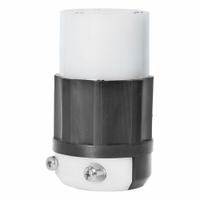 LEVITON Locking Connector: Non-NEMA, Black/White, 120/208V AC, 30 A Current Rating, 4 Poles, 4 Wires (MPN 3433-C). Key specifications — Brand: LEVITON.